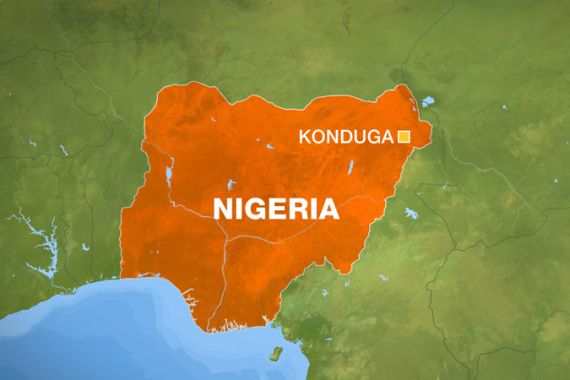 konduga nigeria map