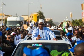 Malian candidate "IBK"