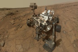 Curiosity Mars Rover selfie