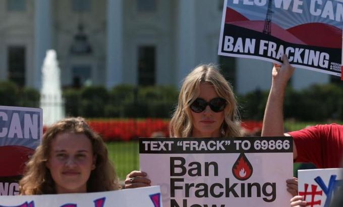 Anti-Fracking Activists Rally In Washington