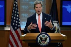 John Kerry Makes Statement To Press On Situation In Syria