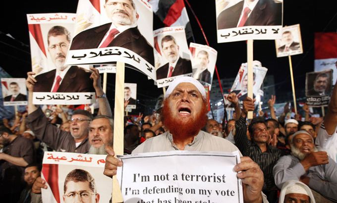 Supporters of deposed Egyptian President Mohamed Morsi
