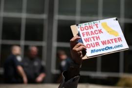 Activists Protest Fracking In California