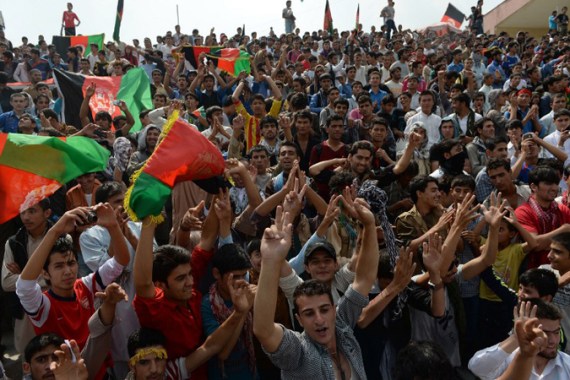 Afghanistaion football fans