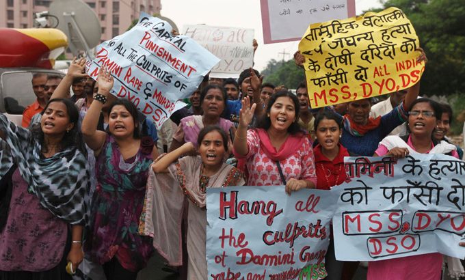 India gang rape protest