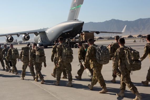 Afghanistan troop withdraw