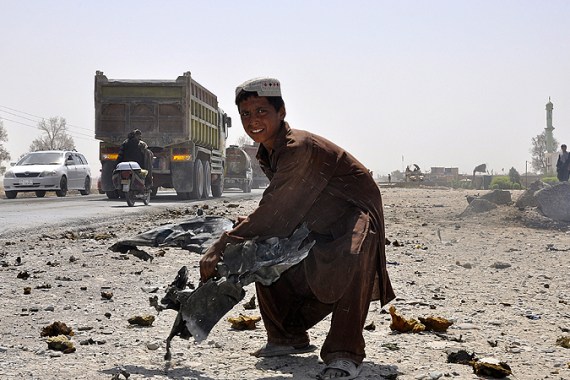 Afghan civilians killed in suicide blast