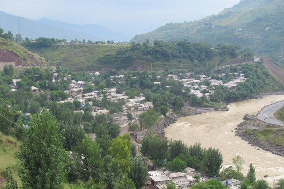 A view of the refugee camp at Manak Payan, in Muzaffarabad