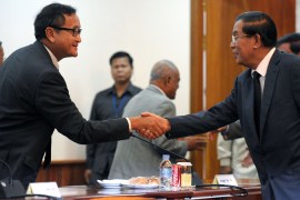 Cambodia prime minister and opposition leader meet
