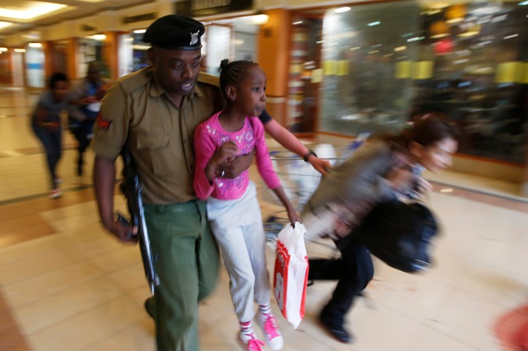 Shooting in Nairobi shopping centre, kenya