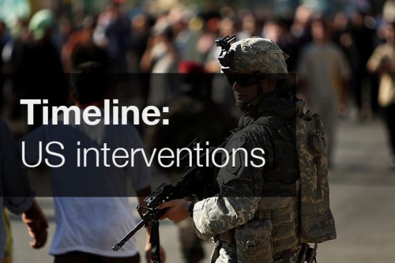 Timeline: US interventions