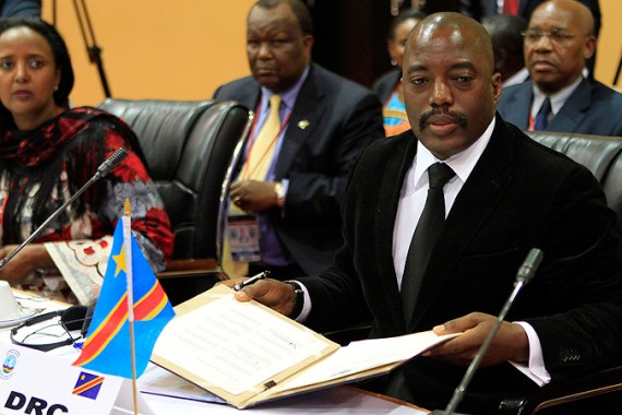 The Democratic Republic of Congo''s President Joseph Kabila