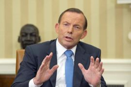Prime Minister Tony Abbott has said that he refuses to refer to 'occupied' East Jerusalem [Getty Images]