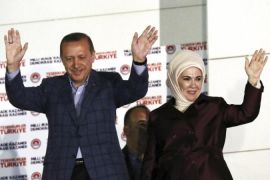 Turkish President Recep Erdogan recently angered women's rights activists by saying that women and men are not equal [AP]