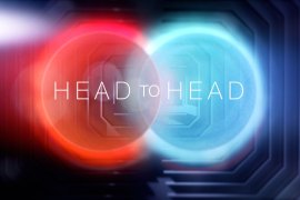 Head to Head - title logo - outside image