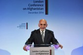 The London conference was President Ghani's first meeting in his current guise with the world community [Reuters]