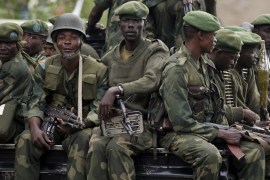 DRC troops