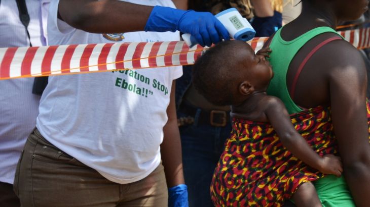 Liberia Ebola checks