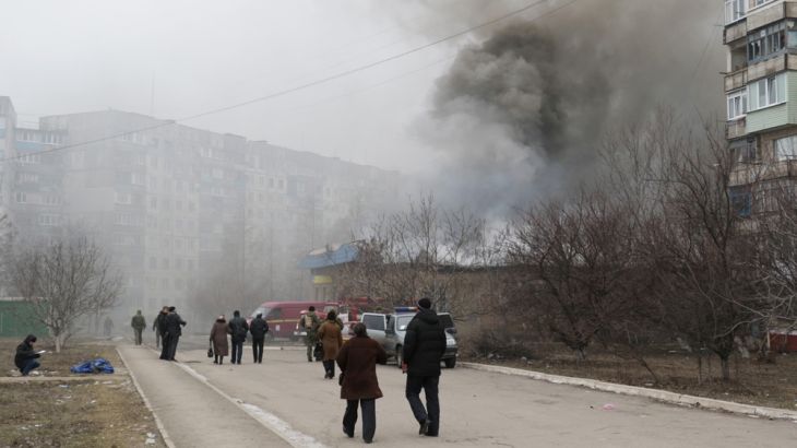 Ukraine Mariupol rebel attack