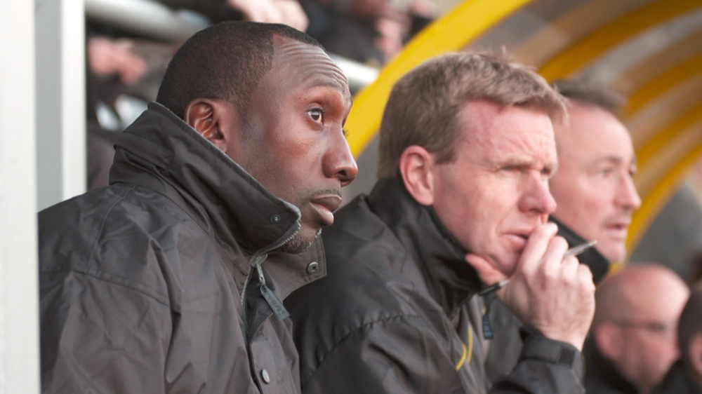 Jimmy Floyd Hasselbaink's November 2014 appointment as a Burton Albion manager made him the third black manager in professional English football. [Al Jazeera]