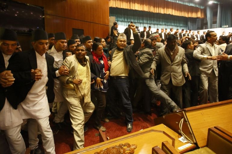 Clashes break out in Nepal''s parliament