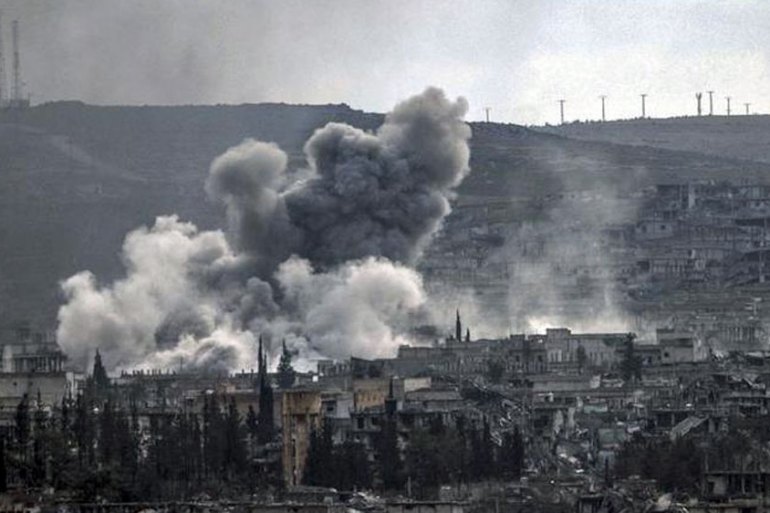 US-led coalition forces hit ISIL targets in Kobani