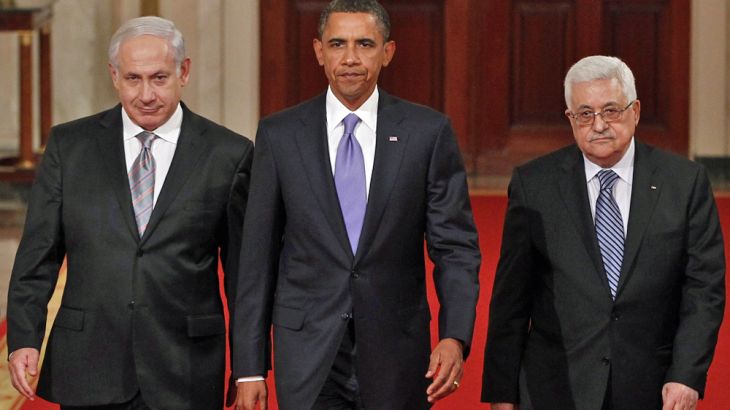 Obama Netanyahu Abbas