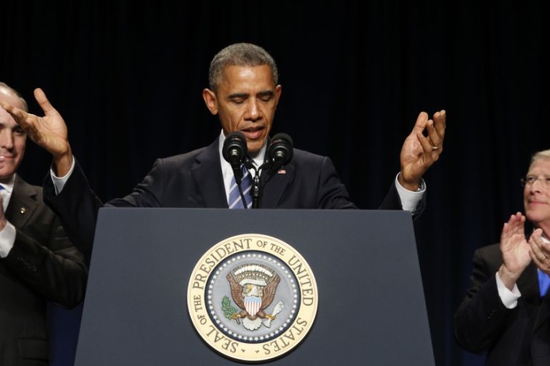 Obama speaks at the National Prayer Breakfast in Washington