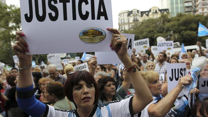 Rally marking one month since prosecutor Alberto Nisman?s death