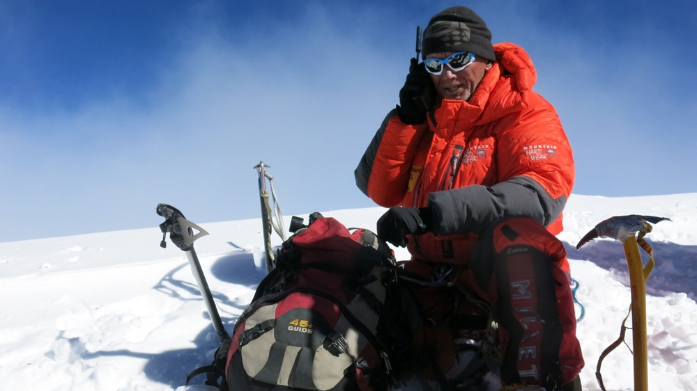 Al Hancock plans to become the first Canadian to summit all 14 of the world's peaks over 8000-metres [Al Hancock/Al Jazeera]