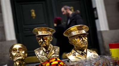 Many people in Spain still feel an affinity for the former dictator Francisco Franco [The Associated Press]