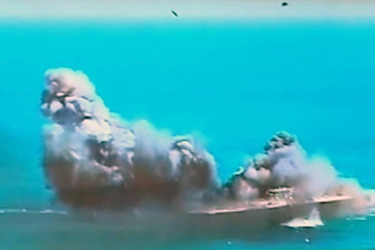 Iran naval drills