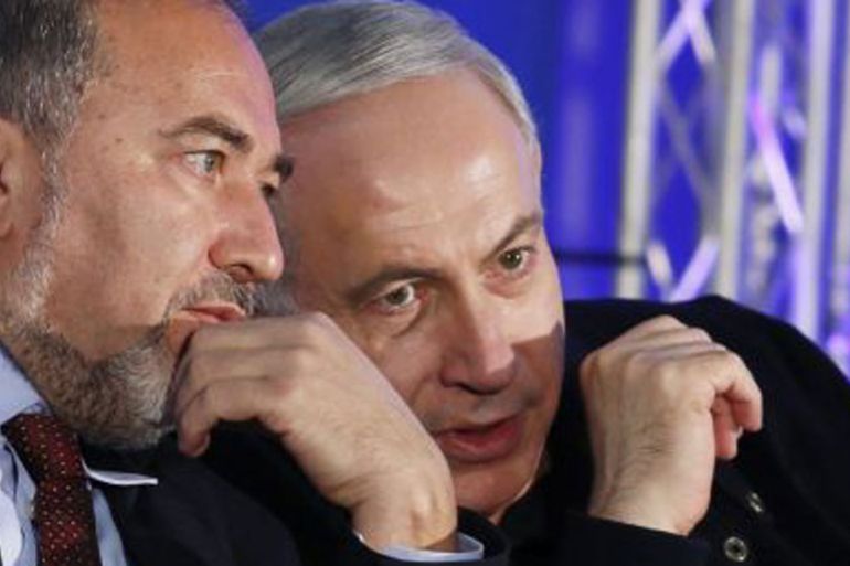 Israel foreign minister and netanyahu
