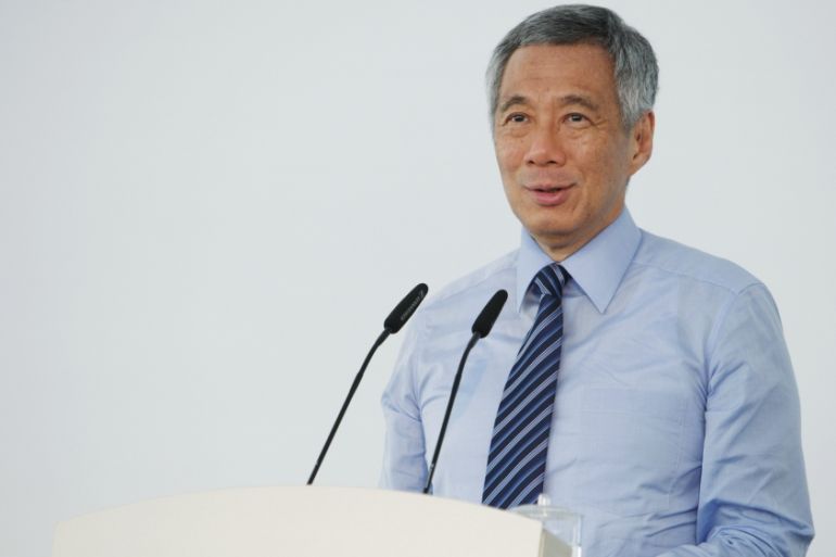 Singapore''s Prime Minister Lee Hsien Loong speaks in Singapore