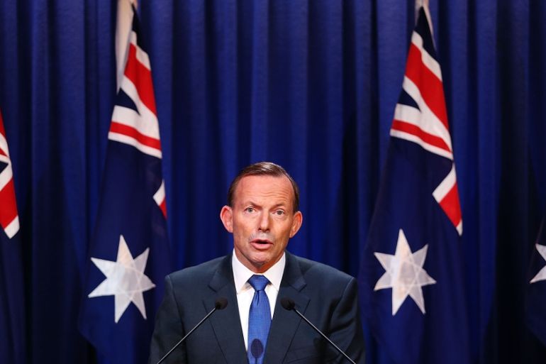 Prime Minister Tony Abbott Announces Changes In National Security Speech
