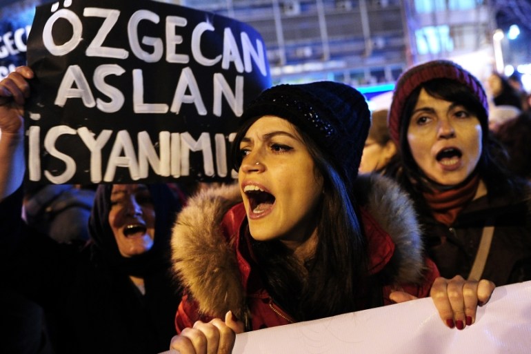 TURKEY-CRIME-WOMEN-PROTEST