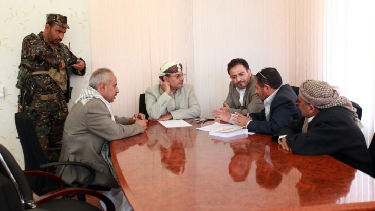 Yahya al-Houthi attends UN brokered talks with other political factions in Sanaa