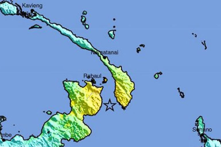 Earthquake and possible tsunami in PNG
