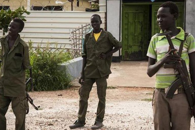 South Sudan child soldiers