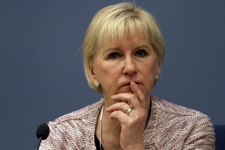 Sweden''s Minister of Foreign Affairs Margot Elisabeth Wallstrom