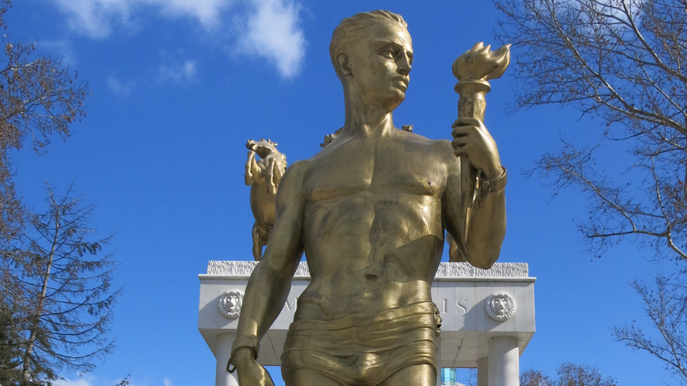 The monuments and effigies of the Skopje 2014 project are almost exclusively based on Greek gods and heroes [Al Jazeera]