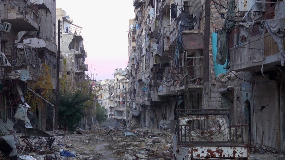 The historic city has been ground down by bombardment and fighting since 2012 [Al Jazeera]