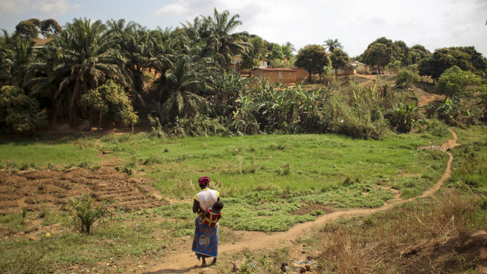 Villages in the forest region of southeast Guinea are difficult to reach [Misha Hussain/Thomson Reuters Foundation]