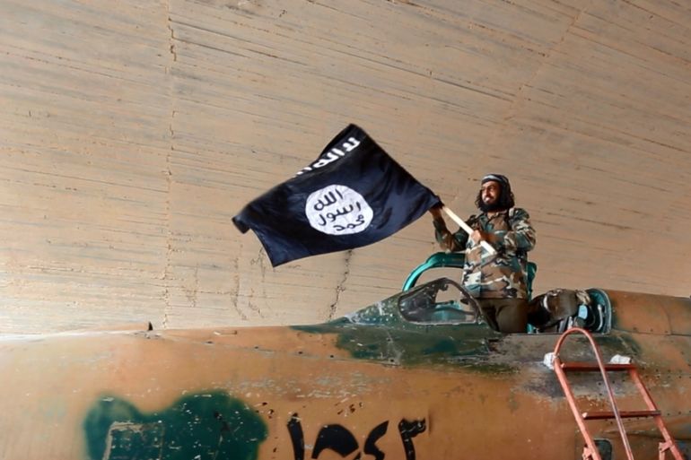 ISIL fighter in Raqqa