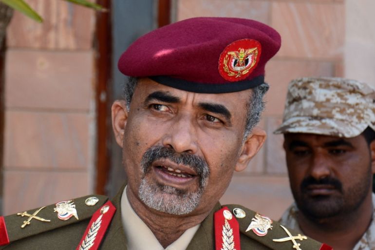 Yemen defense minister Mahmoud Al-Subaihi