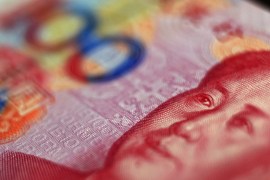 Chinese 100 yuan banknote