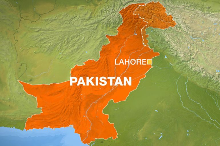 Pakistan map Lahore