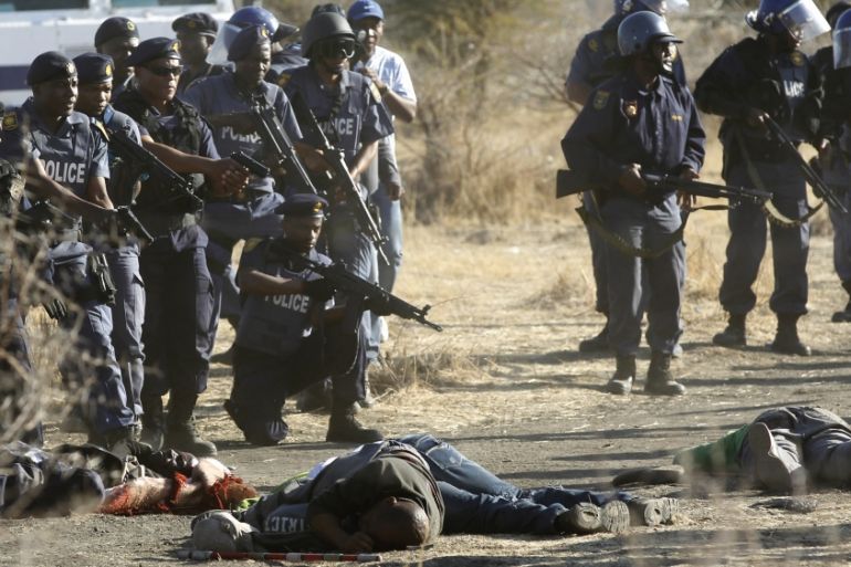 Policemen shoot dead miners in Rustenburg, South Africa