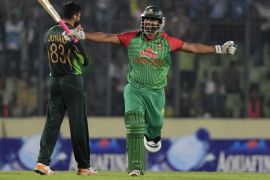 Tamim has scored 8,357 ODI runs – the most by a Bangladesh batter – in his 243 appearances [Munir uz Zaman/AFP]
