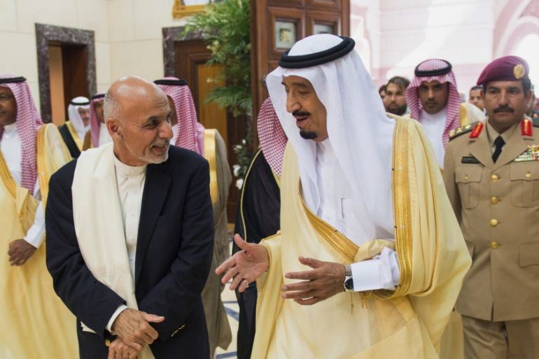 Ashraf Ghani Ahmadzai, Salman bin Abdulaziz Al Saud